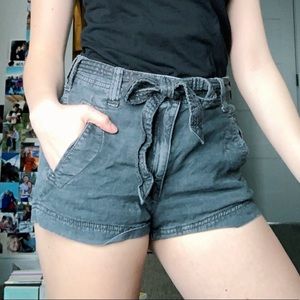 American Eagle boho shorts with tie
